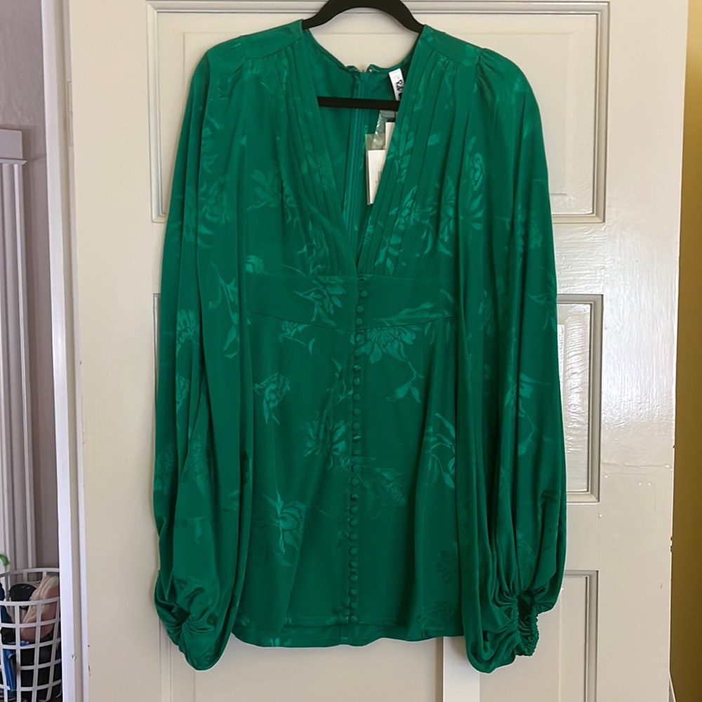 Rat and Boa NWT green dress XS
